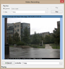 Запись видео